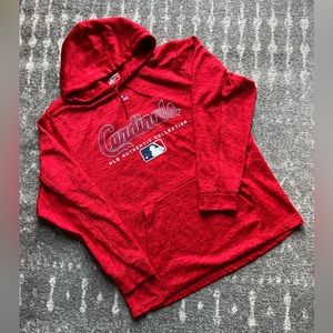 Cardinals mlb authentic collection sweatshirt size large